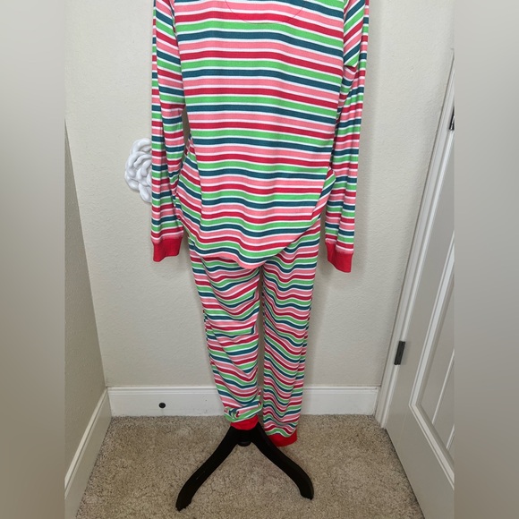 NTM: Pajamaramas Striped Waffle Knit Pajama Set Top & Drawstring Pants Sz M NWT - Picture 13 of 15